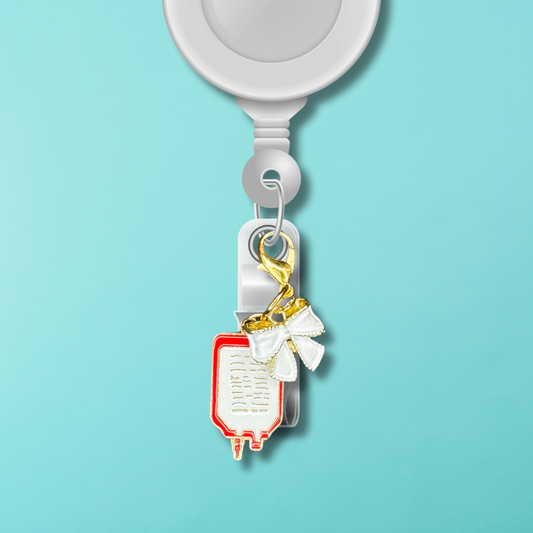 Badge Charm - IV & Bow