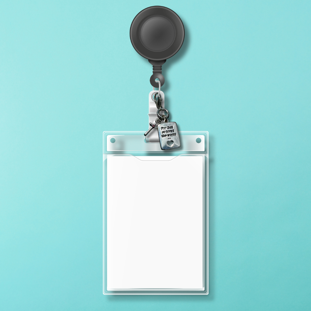 Badge Charm - Message of Faith