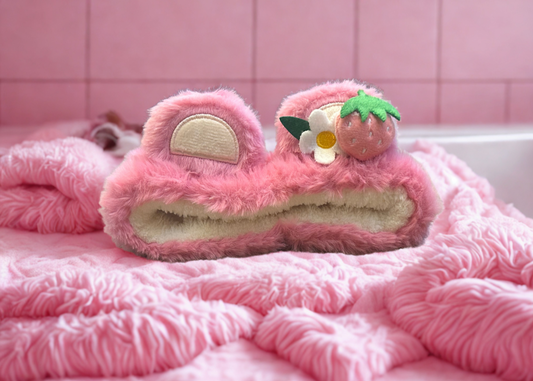 Plush Headband - Strawberry Bear