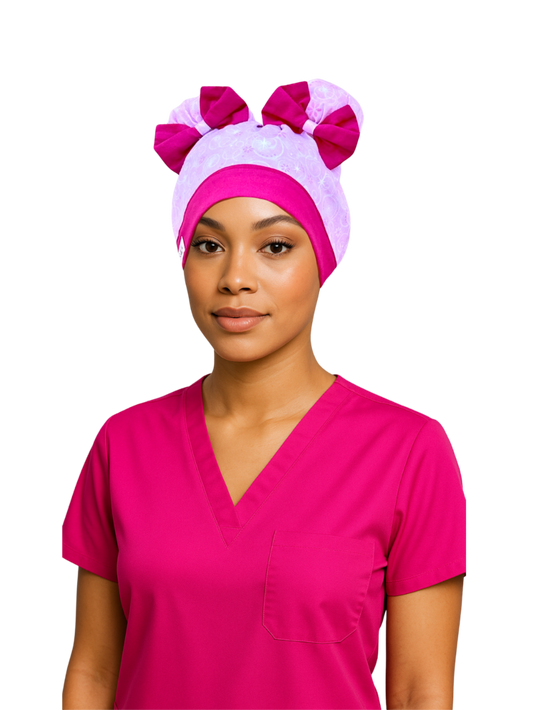 Brave in Pink ScruBunz – Breast Cancer Awareness Scrub Cap