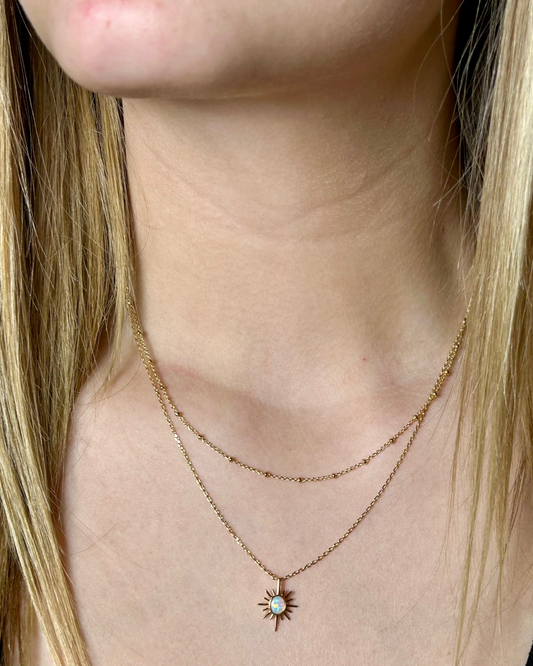 Star Burst Pendant (gold plated)