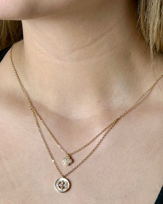 Guardian Clover Necklace (gold plated)