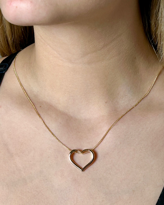 Heart of Gold (gold toned)