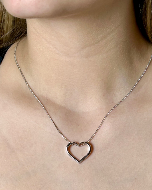 Heart of Silver (silver toned)