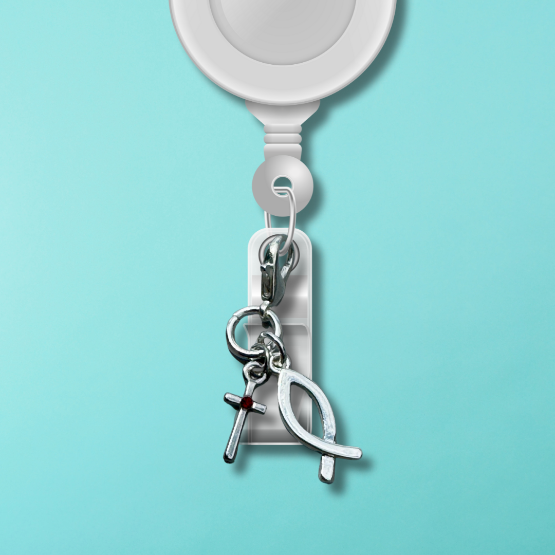 Badge Charm - Faith & Pride