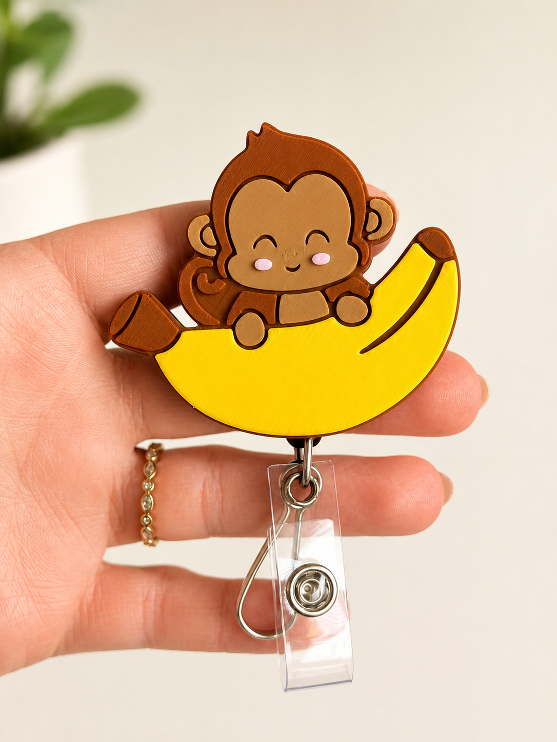Banana Buddy Badge Reel