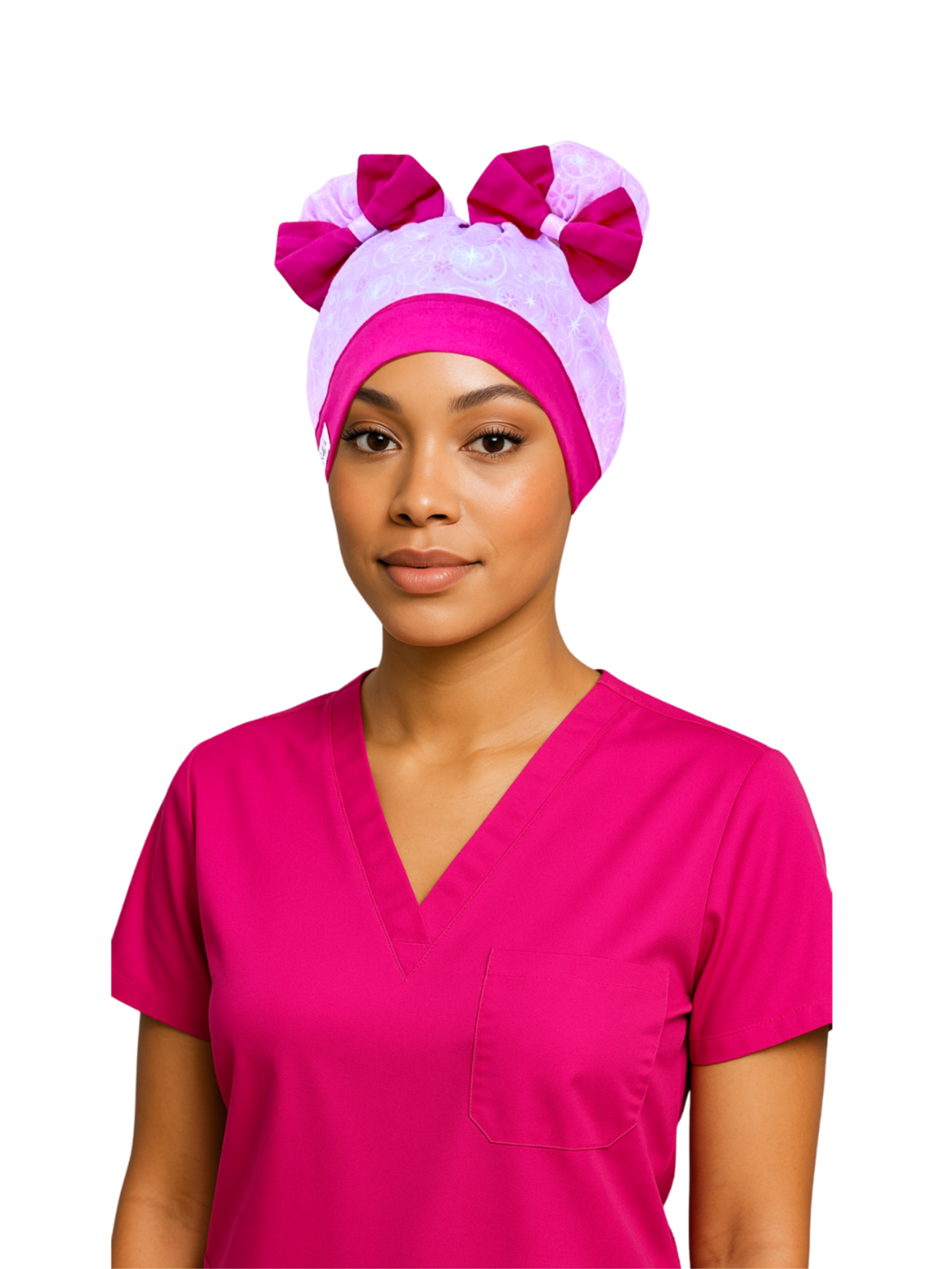 Brave in Pink ScruBunz – Breast Cancer Awareness Scrub Cap