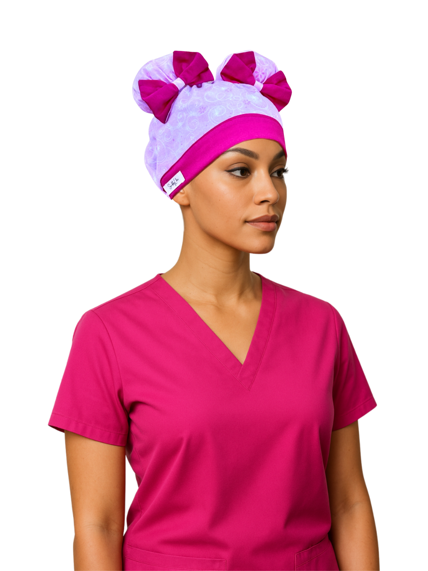 Brave in Pink ScruBunz – Breast Cancer Awareness Scrub Cap