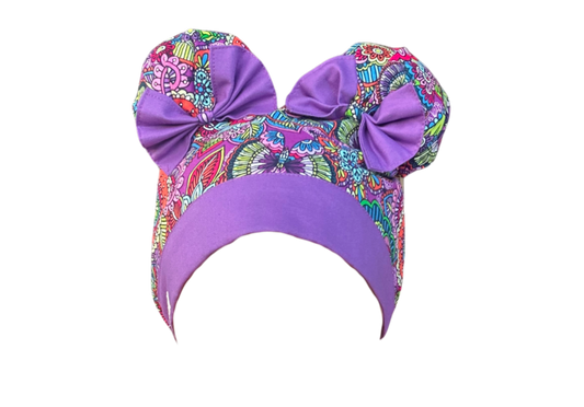 Mandala Paisley ScruBunz - featuring Purple Paisley & Colorful Mandala