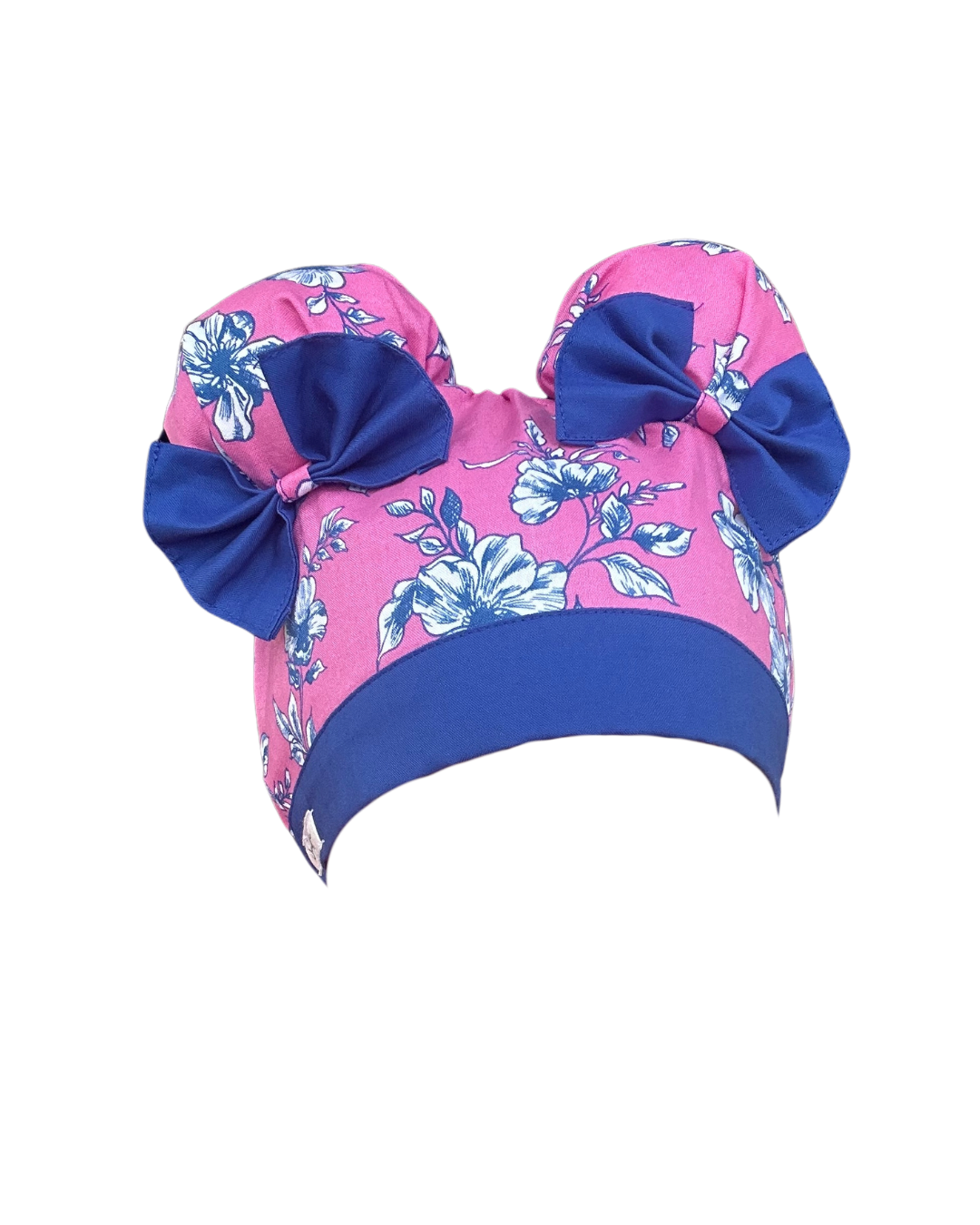 Pink Floral ScruBunz - featuring Pink & Blue Floral Print