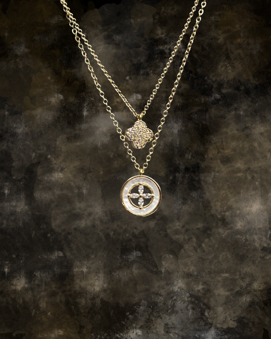 Guardian Clover Necklace (gold plated)