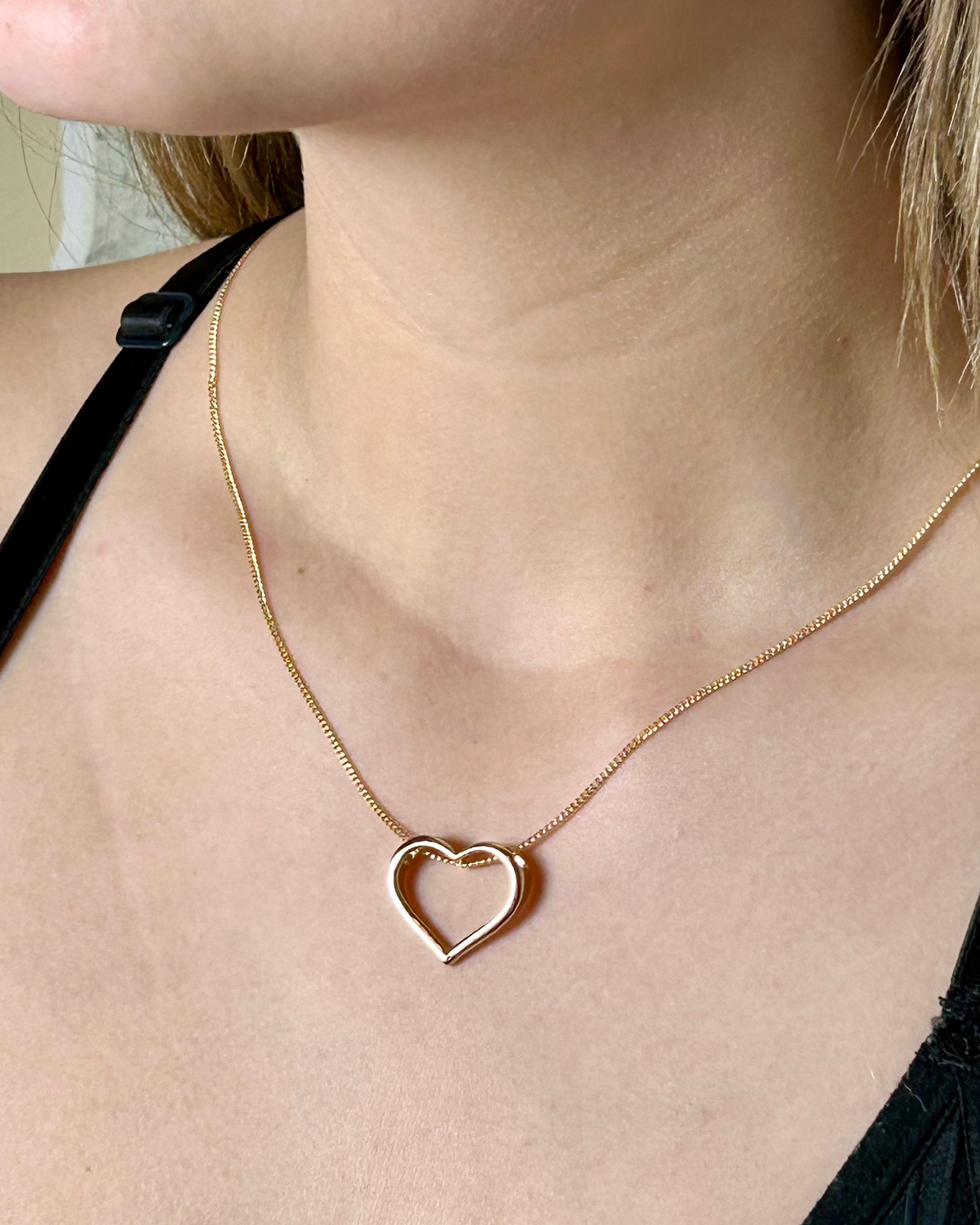 Heart of Gold (gold toned)