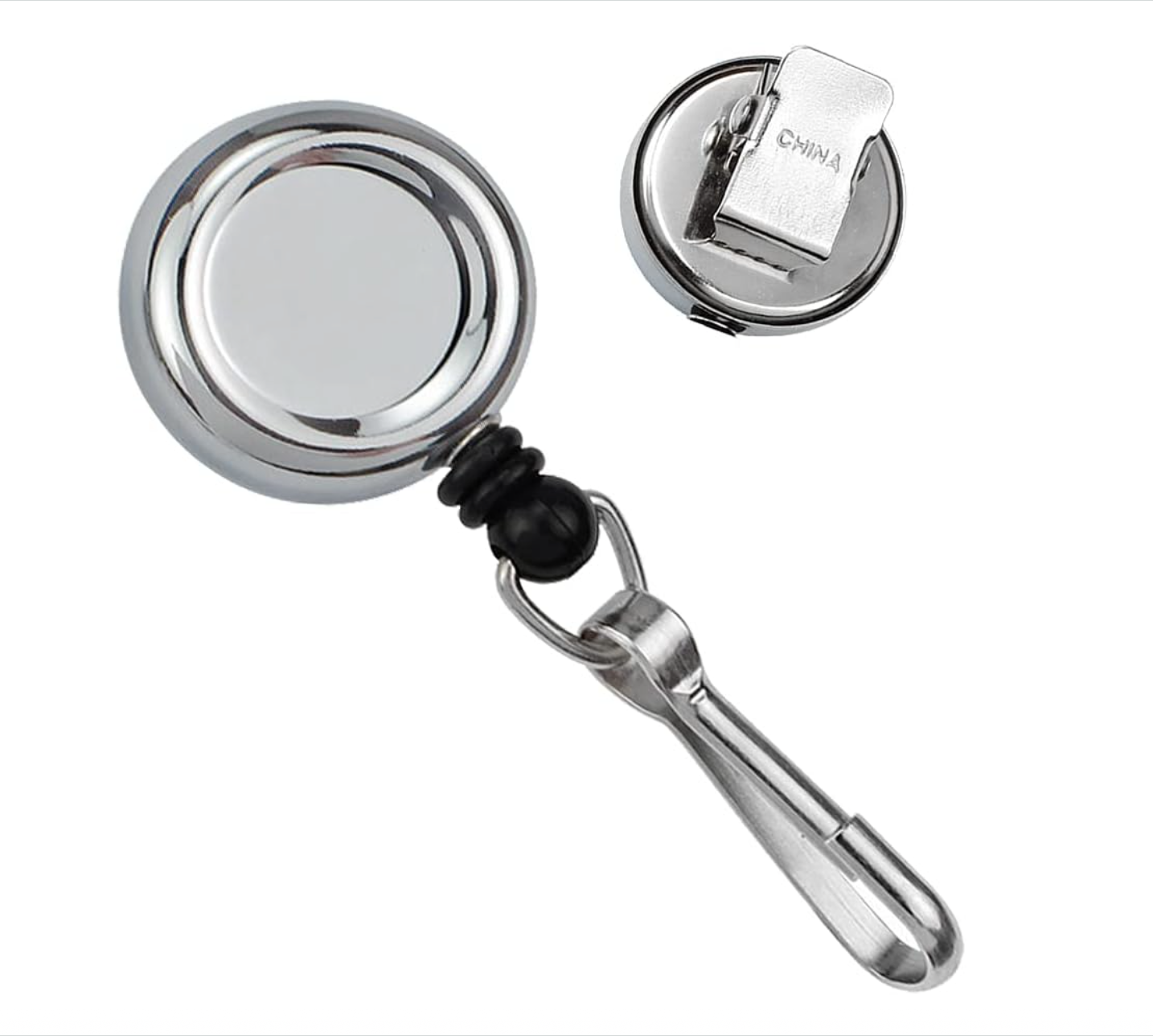 Candy Capsule Bottle Badge Reel – Heavy Duty Retractable ID Holder for Nurses & Healthcare Workers