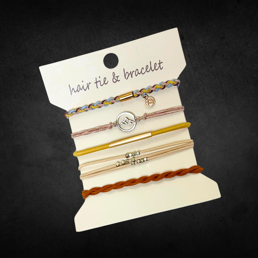 Hair tie bracelets