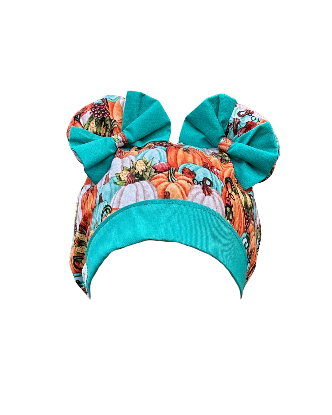 Pumpkin Patch ScruBunz – Featuring Fall Vibes Scrub Cap for Nurses with an Autumn Pumpkin Patch and a Pop of Color