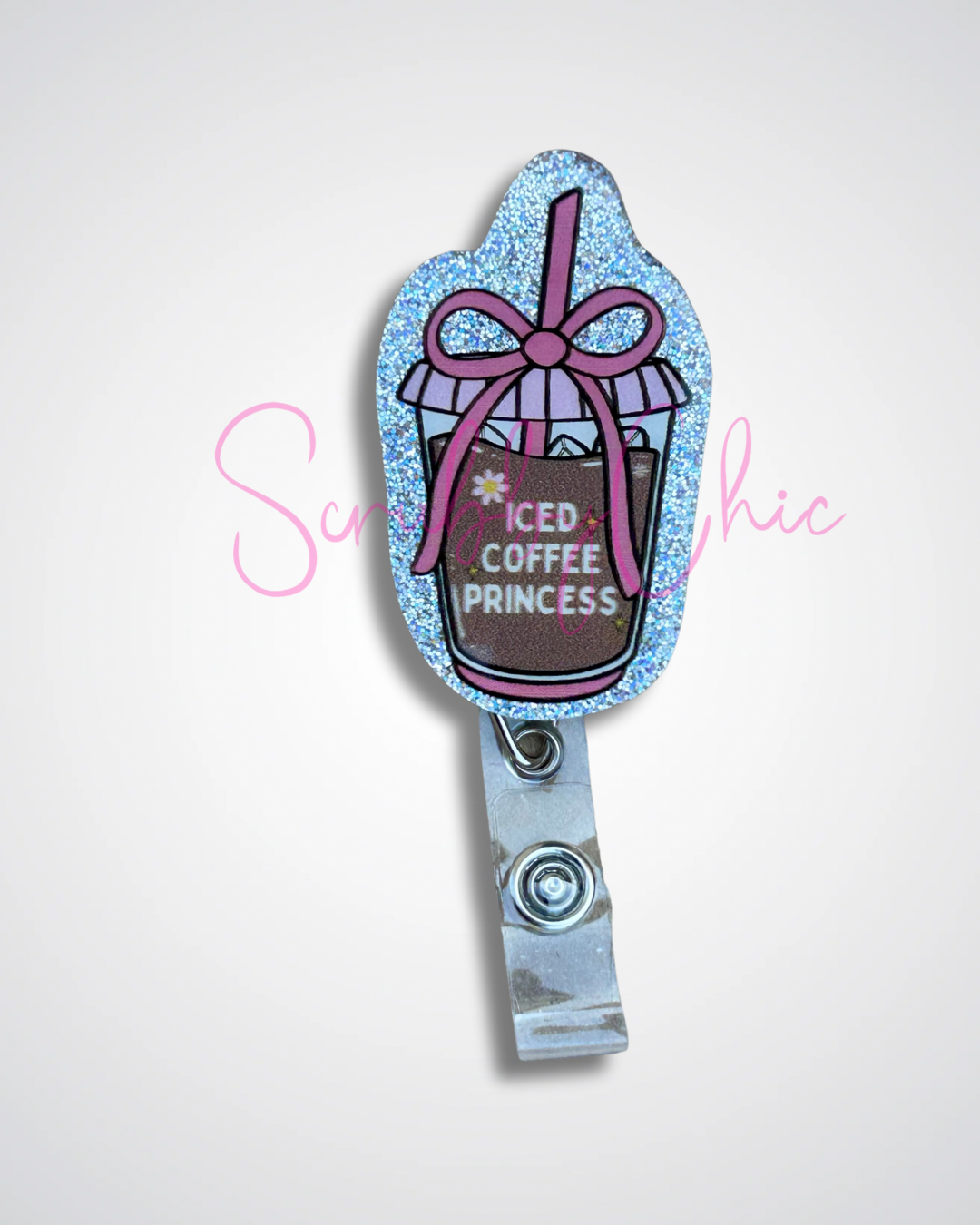 Badge Reel - Iced Coffee Princess