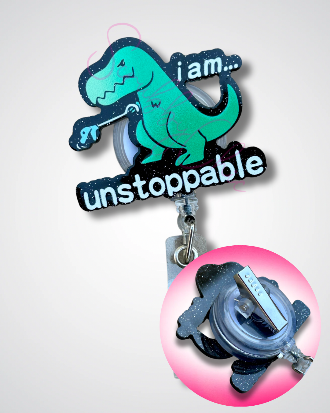 Badge Reel - Dinosaur