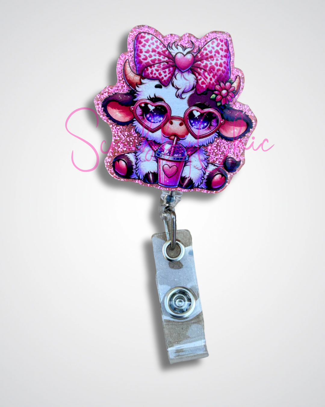 Badge Reel - Girlie Cow