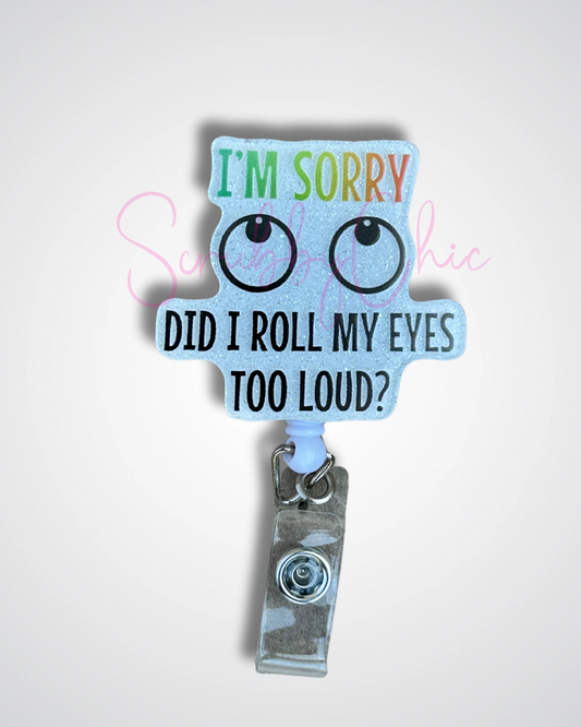 Badge Reel - Eye Roll