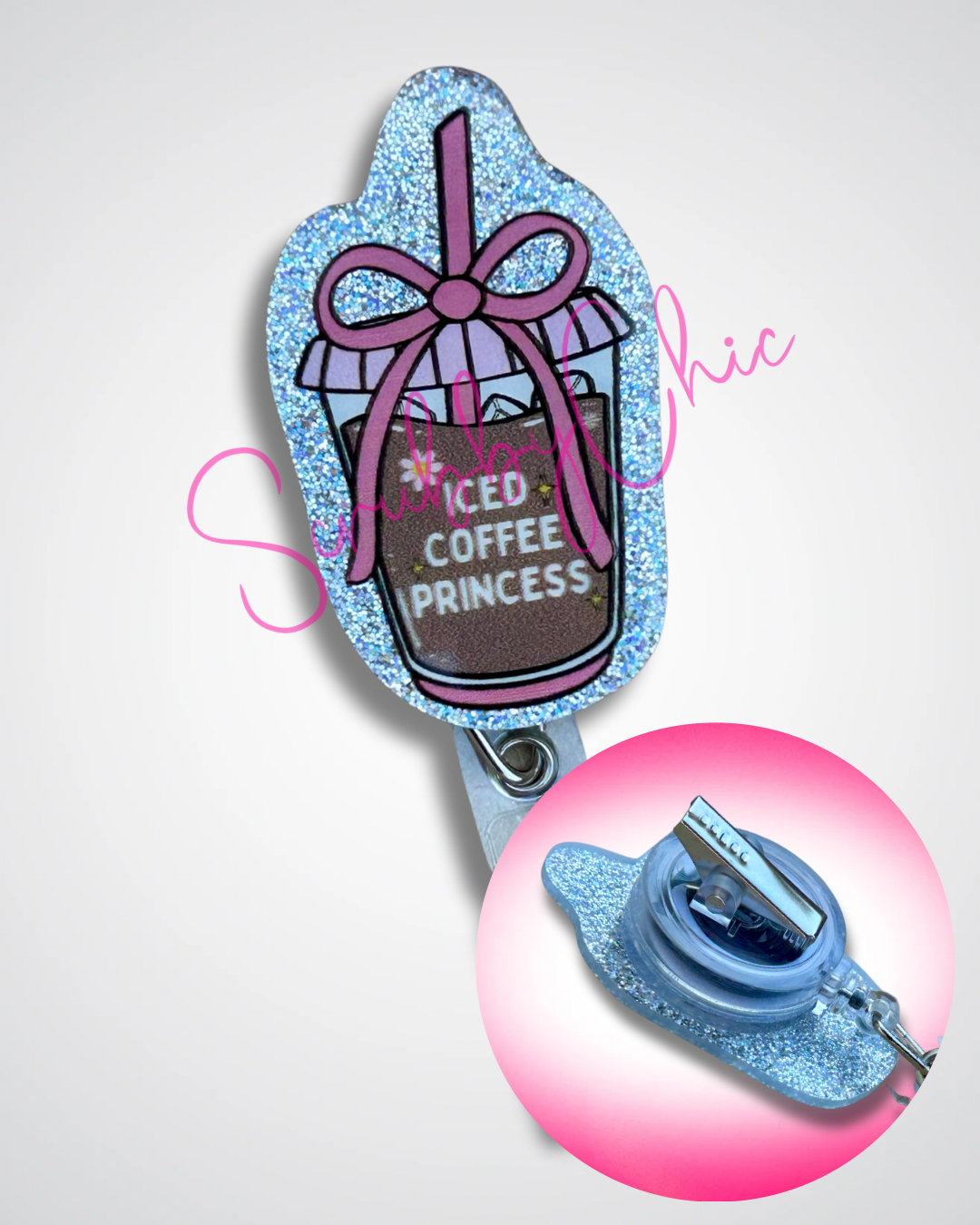 Badge Reel - Iced Coffee Princess