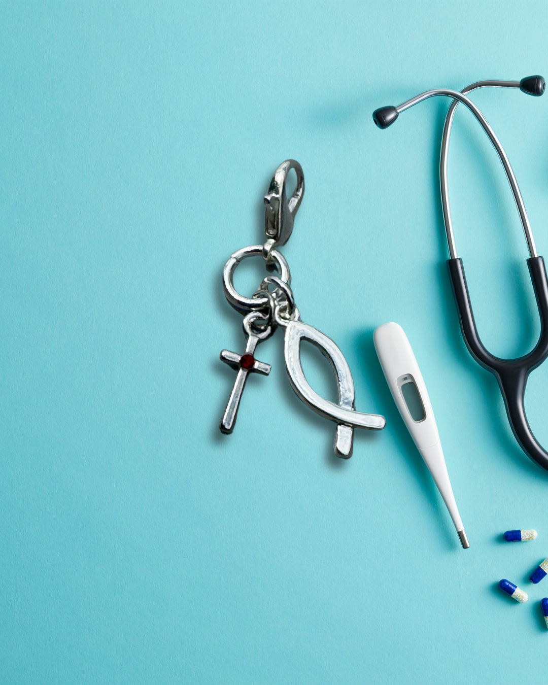 Badge Charm - Faith & Pride